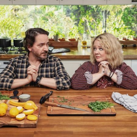 Melissa McCarthy and her husband, Ben Falcone, starred in the Netflix show God's Favorite Idiot.